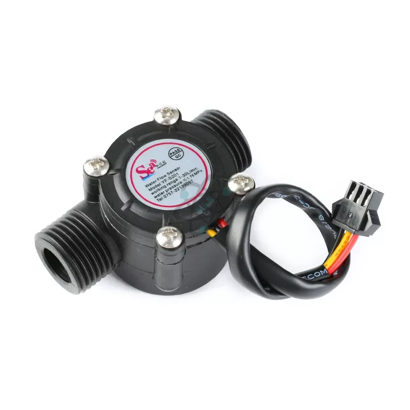 YF-S201 1-30L/min  - حساس تدفق الماء(مقياس جريان السوائل)