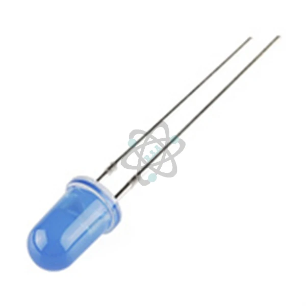 LED 5V-10mm - دايود ضوئي ازرق كبير 10ملي