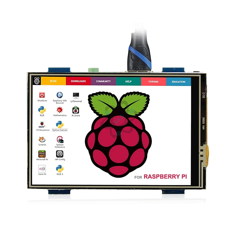 LCD TFT Touch 3.5" - شاشه لمس للراسبيري