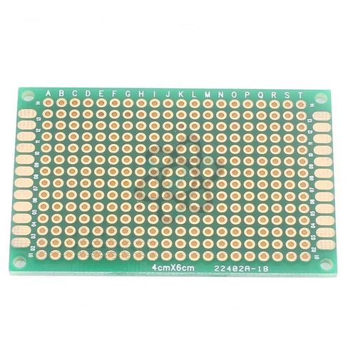 PCB 12x18cm - لوحات نحاس مثقب اخضر الأصلي