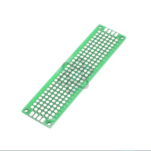 PCB 20x7.1cm - لوحات نحاس مثقب اخضر الأصلي