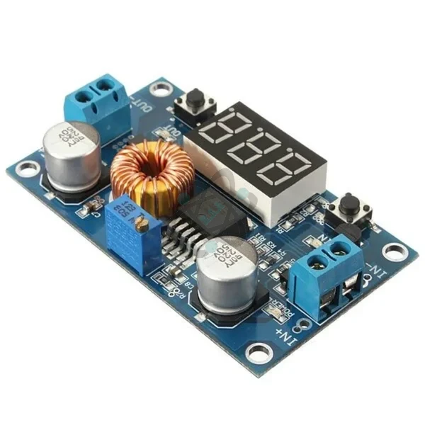 XL4015 36-1.5VDC 5A - خافض جهد متغير مع شاشه(كنفرتر)