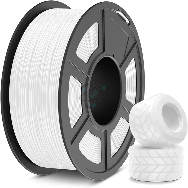 TPU 1.75mm فلمنت ابيض وكاله نص كيلو