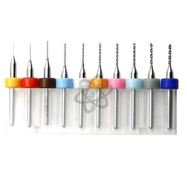 PCB Drill 0.3-1.2mm - طقم ريش دريل ستيل 10حبات
