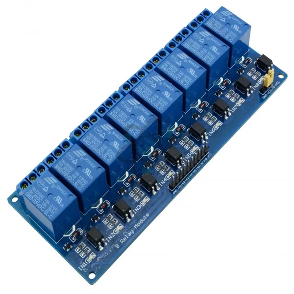 Shield Relay 8CH-5V - شيلد ريلهات 8قنوات 5فولت