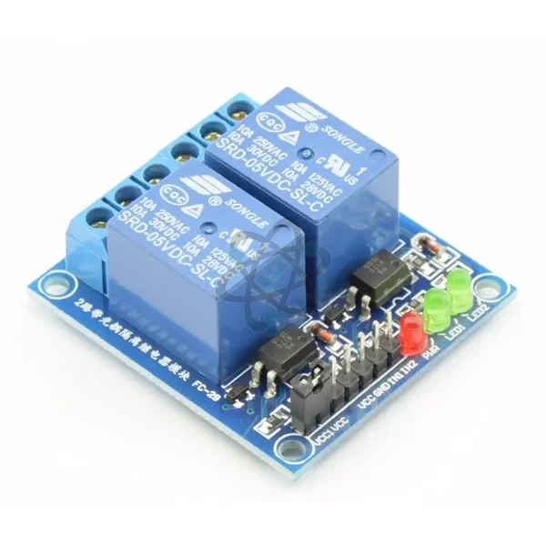 Shield Relay 2CH-5V - شيلد ريلهات 2قنوات 5فولت