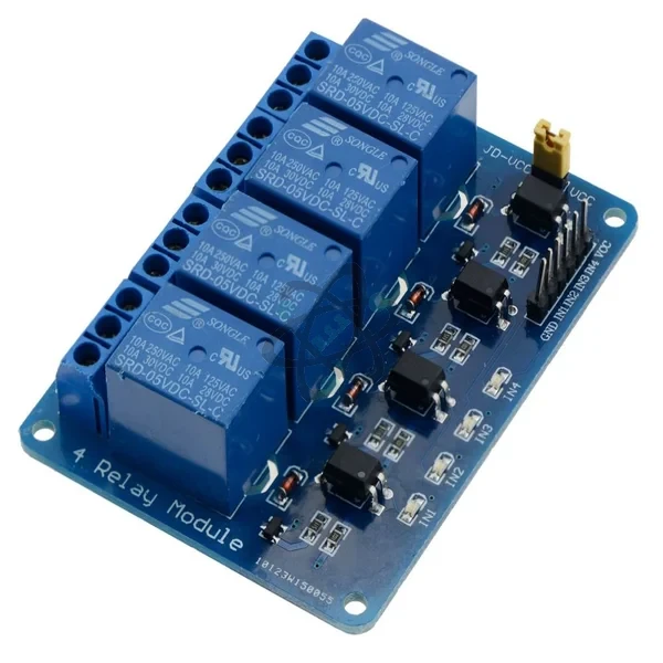 Shield Relay 4CH-12V - شيلد ريلهات 4قنوات 12فولت