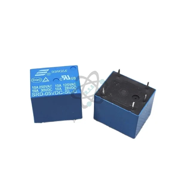 Relay 5V-5PIN-10A - ريلي مربع