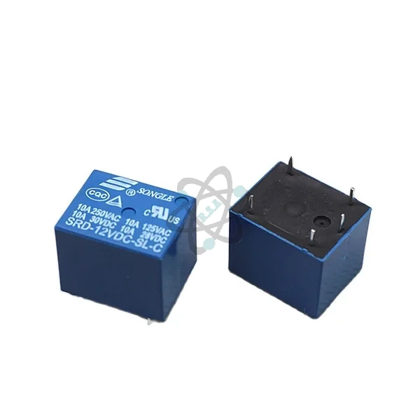 Relay 12V-5PIN-12A - ريلي مستطيل
