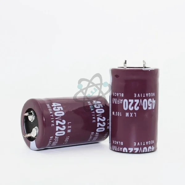 450V-220uF مكثفات قطبيه الاصلي