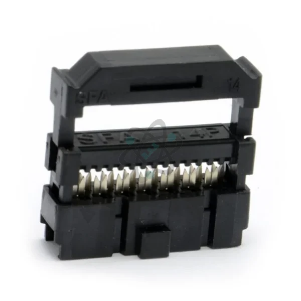 IDC Socket 14Pin كنكتر سريل بيانات اسود انثئ