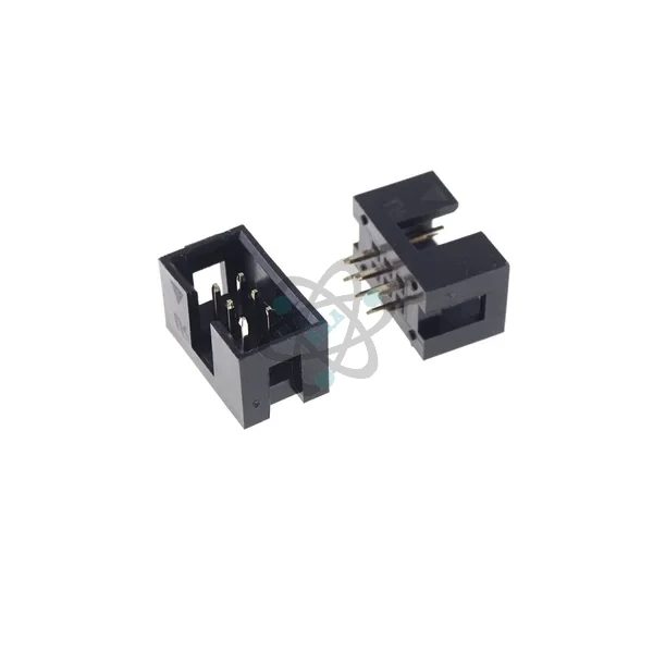 Socket PCB 6pin كنكتر سريل بيانات اسود ذكر