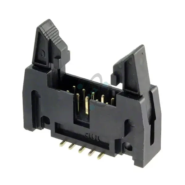Socket PCB 10Pin كنكتر سريل بيانات اسود مع القفل