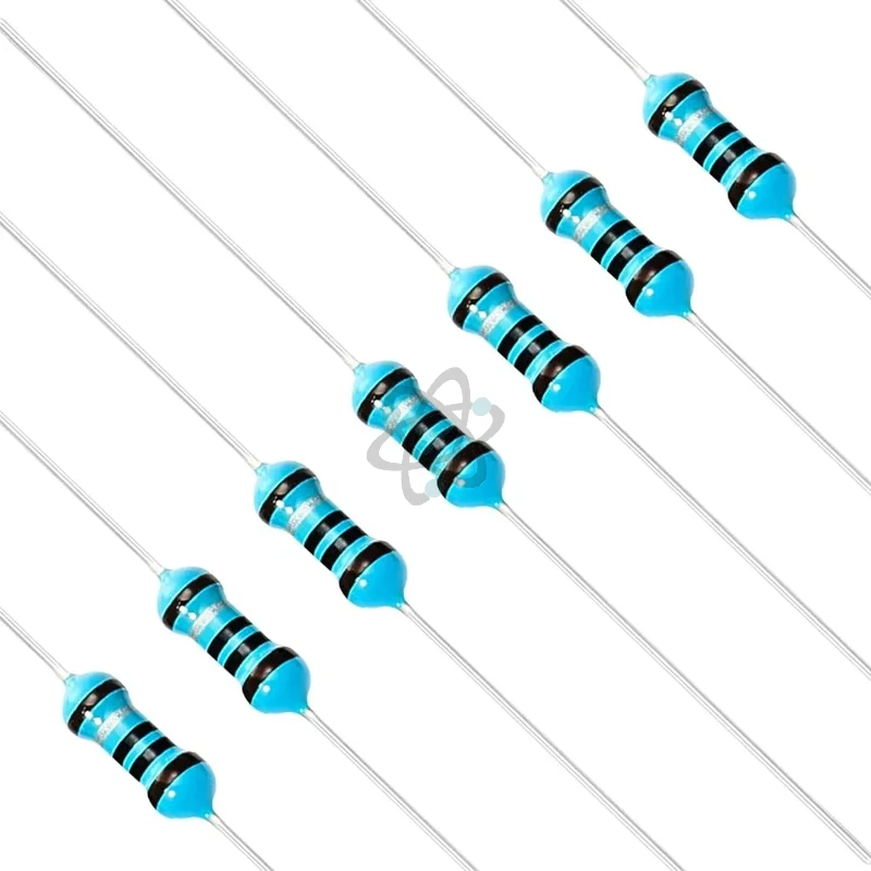 Res 1% 1/4W 1 ohm مقاومه 5 الوان ربع وات