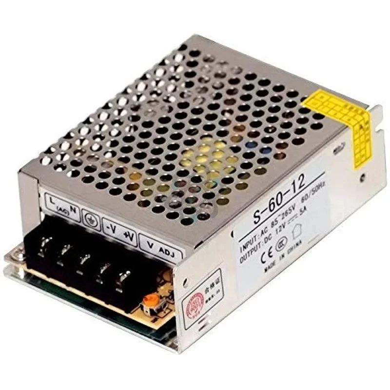 P-S 12V-5A باور سبلاي شبك صغير